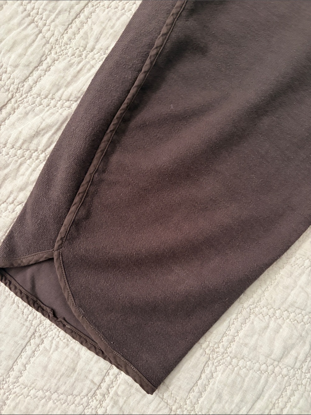 BiBi Brown Barrel Cargo Pants with Flap Pockets - Washed Terry Fabric- sz Large - Picture 5 of 14